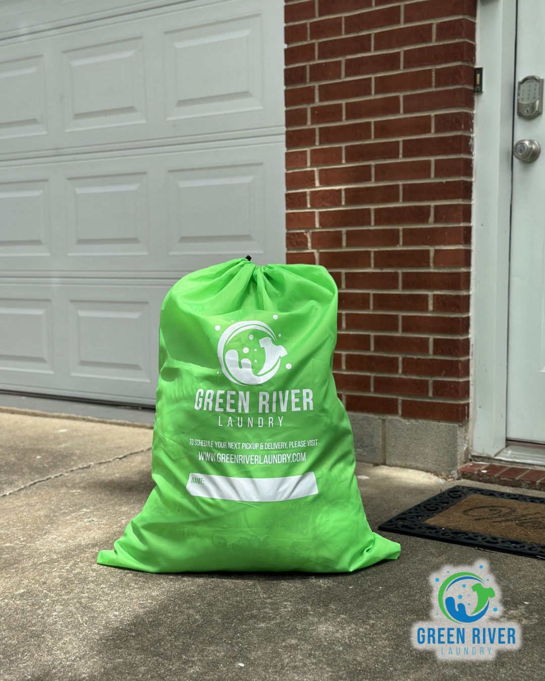 Bag By Garage Door